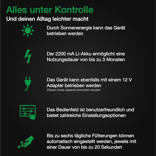 Wagner Green Solar Teich Futterautomat - 7