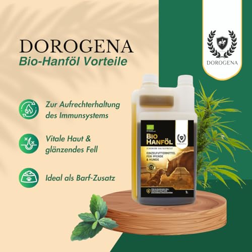 DOROGENA Bio Hanföl für Hunde und Pferde - 2