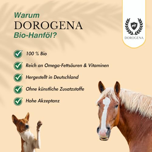 DOROGENA Bio Hanföl für Hunde und Pferde - 4