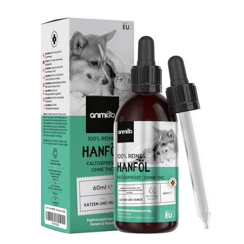 animigo Hanföl für Hunde & Katzen