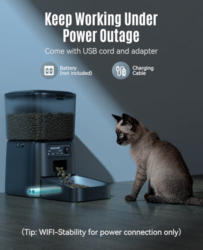 oneisall 3.5L Futterautomat Katze - 7