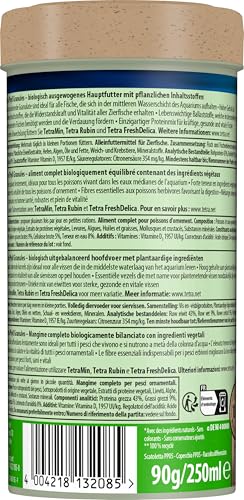 TetraPhyll Granules (Hauptfutter in Granulatform für alle pflanzenfressenden Zierfische, mit lebenswichtigen Ballaststoffen plus plus Präbiotika), 250 ml Dose - 11