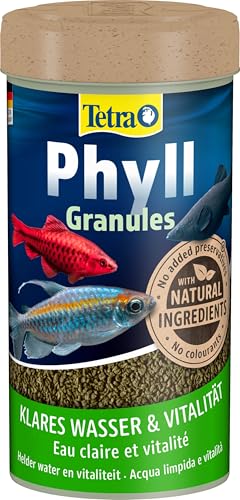 TetraPhyll Granules (Hauptfutter in Granulatform für alle pflanzenfressenden Zierfische, mit lebenswichtigen Ballaststoffen plus plus Präbiotika), 250 ml Dose - 10