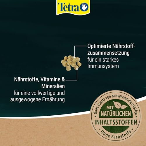 Tetra Pond Pellets Mini (Hauptfutter in Form schwimmfähiger Pellets, für die Ernährung von kleineren Teichfischen), 1 Liter Beutel - 4