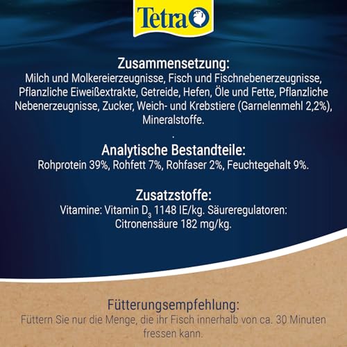 Tetra Tablets TabiMin XL (Futtertabletten für am Boden gründelnde Zierfische, für alle größeren bodenfressenden und scheuen Fische), 133 Tabletten Dose - 12