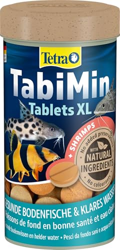 Tetra Tablets TabiMin XL (Futtertabletten für am Boden gründelnde Zierfische, für alle größeren bodenfressenden und scheuen Fische), 133 Tabletten Dose - 10