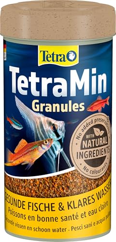 TetraMin Granules (Hauptfutter in Granulatform für alle kleinen Zierfische wie z.B. Salmler und Barben), 250 ml Dose - 10