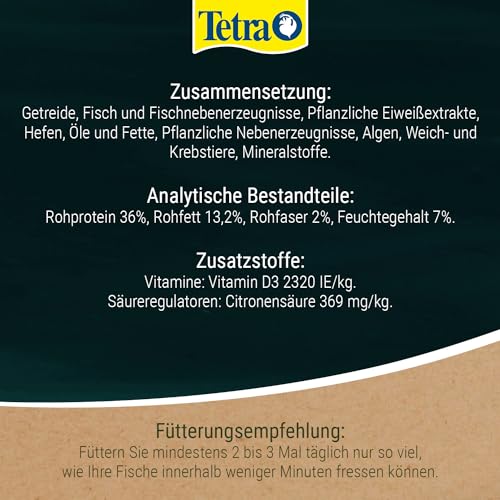 Tetra Pond Flakes Hauptfutter (in Flockenform, besonders gut geeignet für alle Klein- und Jungfische im Gartenteich), 4 Liter Beutel - 11