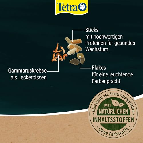 Tetra Pond Goldfish Mix Premium Hauptfutter (Futtermix aus besten Flocken), 10 Liter Eimer - 4