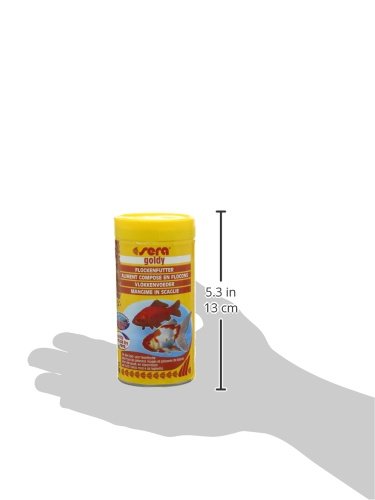 sera 00850 goldy 250 ml das Flockenfutter für kleinere Goldfische und andere Kaltwasserfische - 8