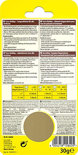 TetraMin Holiday Ferienfutter (Gelfutterblock Fischfutter für eine ausgewogene Ernährung aller Zierfische über einen längeren Zeitraum der Abwesenheit bis zu 14 Tagen), 30 g - 2